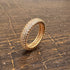 Hb 1672 Rose Gold plated Ring Zirconia