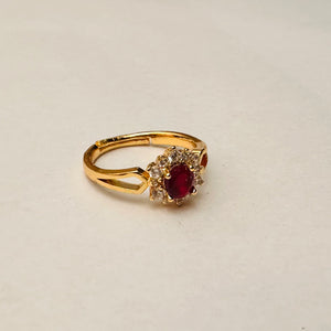 Hb 1655 Rose Gold plated Ring
