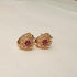 Hk 1085 Rose Gold plated Ear tops(R)