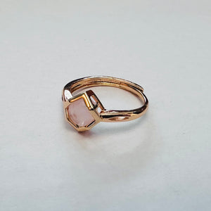 Hb 1578 Rose Gold plated Ring (Pnk)