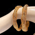 Hs 4897 Gold look High quality Bangles pair