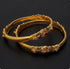 Hs 4926 Gold look bangles pair