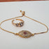 Hb 993 Rose Gold plated Bracelet Adjustable (R)
