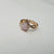 Hb 1639 Rose gold plated Ring