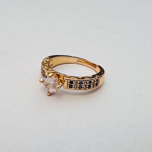 Hb 1527 Rose gold plated RingSelect colours