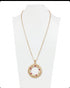 Hb 5491 Rose Gold plated Pednant with chain