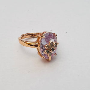 Hb 1433 Rose gold plated Ring(W)