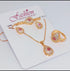Hb 5534 RG Plated COmbo Pednant set