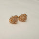 Hk 1083 Rose Gold plated Ear tops(W)
