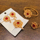 Hb 5526 Rose gold plated Pednant Set
