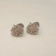 Hk 1090 Silver plated Ear tops(W)