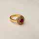 Hb 1660 Rose Gold plated Ring(R)