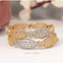 Hs 4814 Gold plated Bangles pair