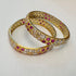 Hs 4820 Gold plated Bangles pair