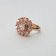 Hb 1444 Rose gold plated Ring(W)