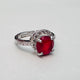 Hb 1636 Silver plated Ring (R)