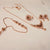 Hb 5521 Rose gold plated Pednant Set