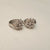 Hk 1087 Silver plated Ear tops(W)