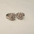 Hk 1087 Silver plated Ear tops(W)