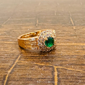 Hb 1668 Rose Gold plated Ring(E)