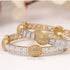 Hs 4863 Gold Plated bangles pair