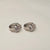 Hk 1088 Silver plated Ear tops(W)