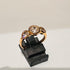 Hb 1347 Rose gold Ring zircon adjustable