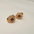 Hk 1084 Rose Gold plated Ear tops(b)