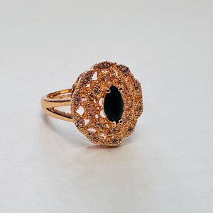 Hb 1581 Rose Gold plated Ring (G)