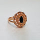 Hb 1581 Rose Gold plated Ring (G)