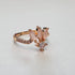 Hb 1547 Rose gold plated Ring (P)