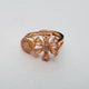 Hb 1505 Rose gold plated Ring(CA)