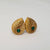 Hk 1080 Gold polish Ear tops