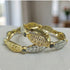 Hs 4818 Gold plated Bangles pair