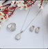 Hb 5535 Silver Plated COmbo Pednant set
