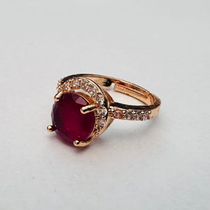Hb 1634 Rose gold plated Ring (R)