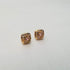 Hk 1056 Rose gold plated Ear tops(P)