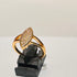 Hb 1458 zircon Rose gold plated Ring