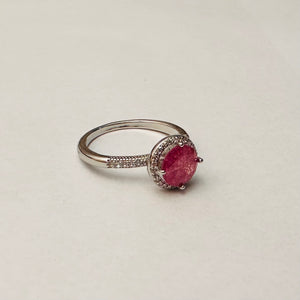 Hb 1657 Silver plated Ring (p)