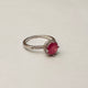 Hb 1657 Silver plated Ring (p)