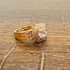 Hb 1671 Rose Gold plated Ring(W)