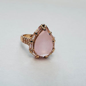 Hb 1572 Rose Gold plated Ring(P)