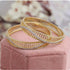 Hs 4898 Gold look High quality Bangles pair