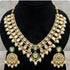 HBS 0090 Gold plated sheesha kundan neckalce set