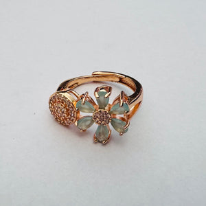 Hb 1504 Rose gold plated Ring(SK)