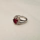 Hb 1654 Silver plated Ring (R)