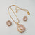 Hb 5514 Rose gold plated Pednant Set
