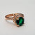 Hb 1635 Rose gold plated Ring (E)