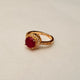 Hb 1663 Rose gold plated Ring(R)