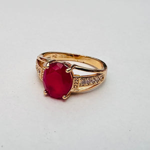 Hb 1632 Rose gold plated Ring (R)